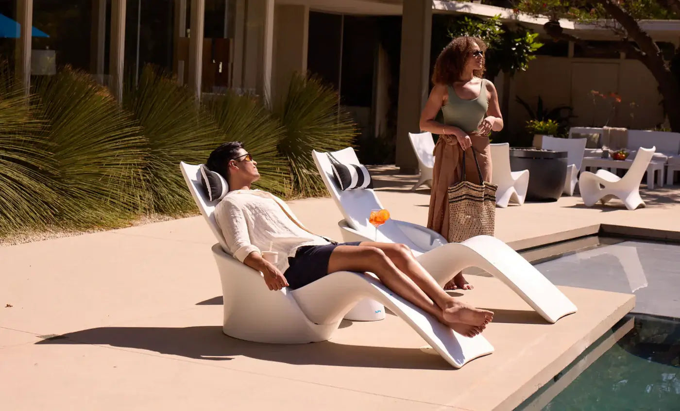 Autograph Chaise Island Lounge In-Pool & Patio Set (view 3)