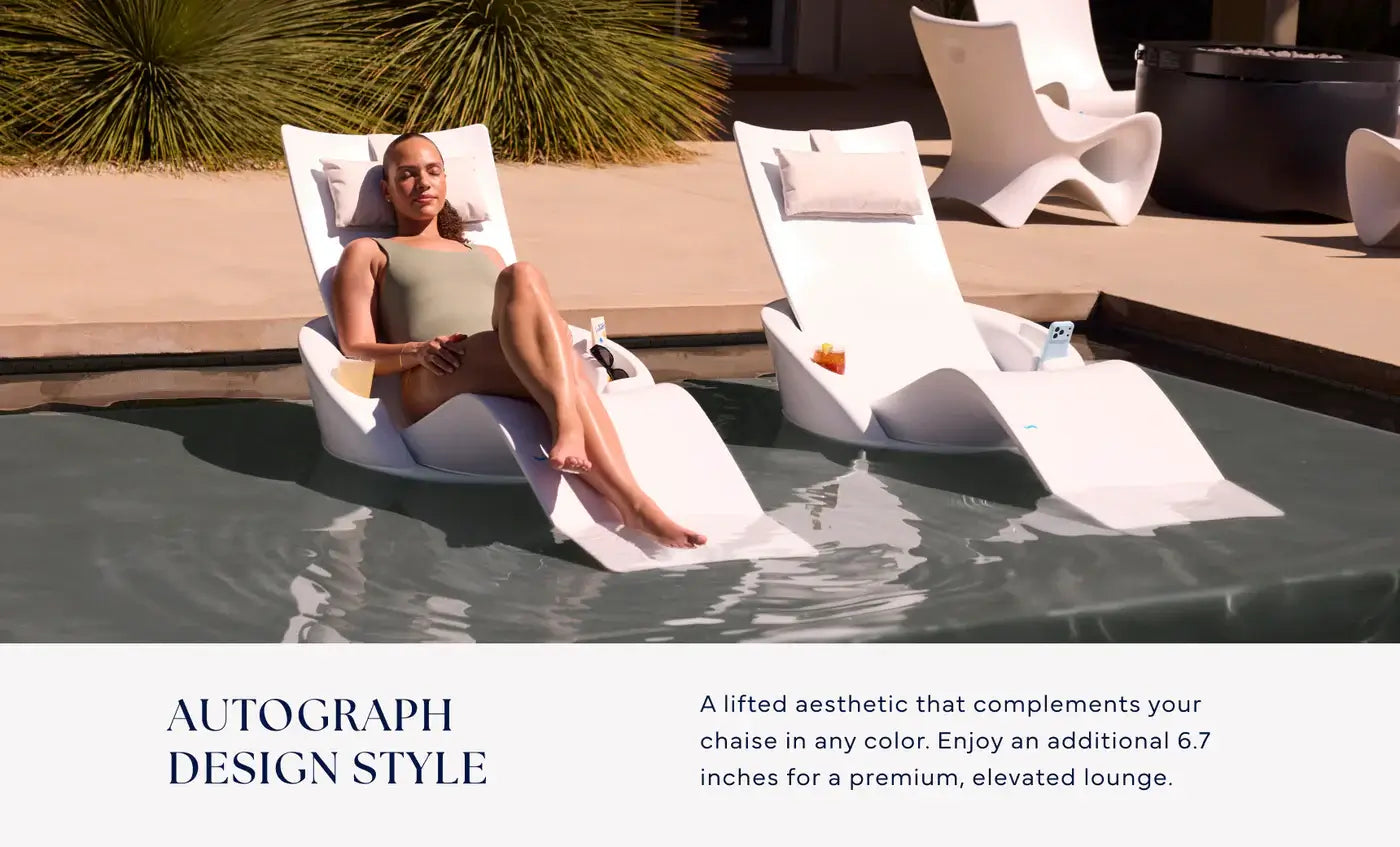Autograph Chaise Island Lounge In-Pool & Patio Set (view 7)