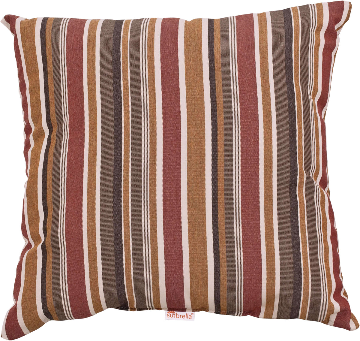 LuxCraft 19" Outdoor Throw Pillow in Red — Sunbrella outdoor fabric, weather-resistant cover