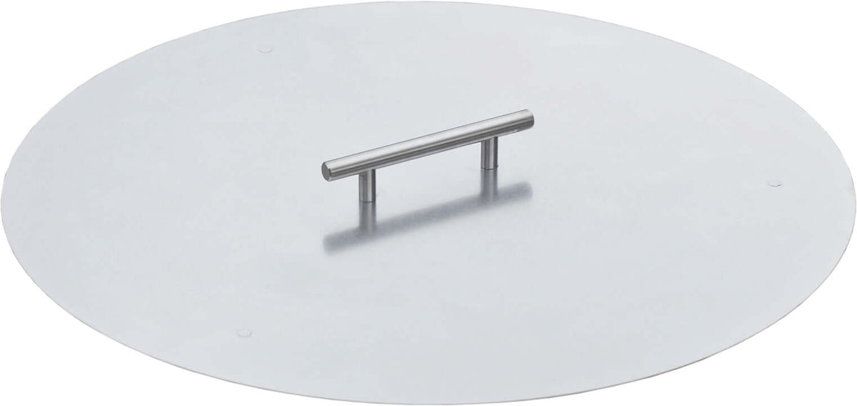LuxCraft 20" Round Stainless Steel Burner Cover — recycled poly outdoor chair for outdoor patio seating