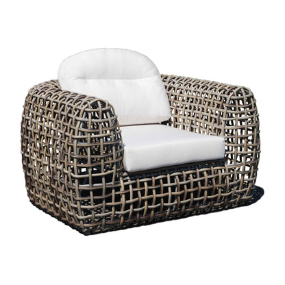 Dynasty Outdoor Armchair (Kubu Mushroom) with Sunbrella Cushion