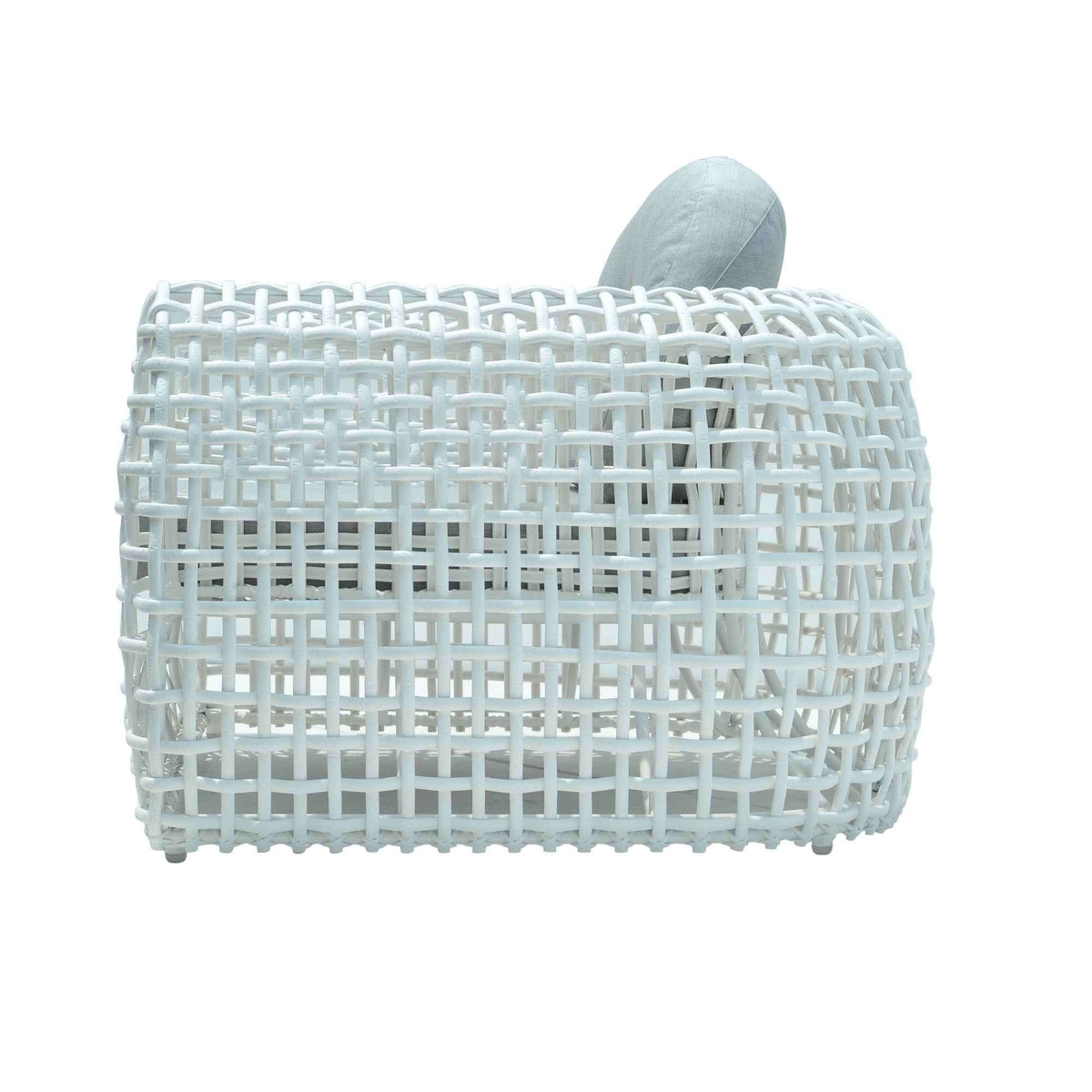 Dynasty Outdoor Armchair (White Mushroom) with Sunbrella Cushion (view 5)