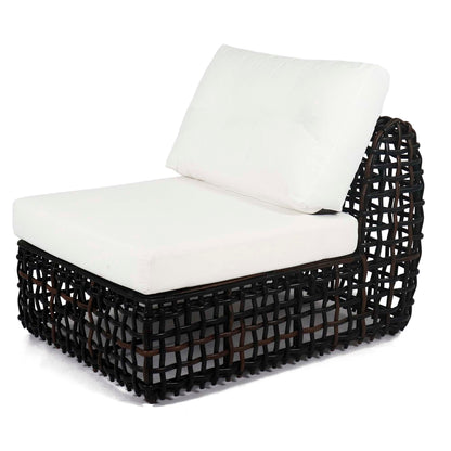 Dynasty 10-Piece Sectional Set (Black Mushroom) with Sunbrella Cushions