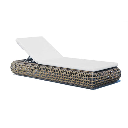 Dynasty Chaise Lounger with Sunbrella Cushion (Kubu Mushroom)