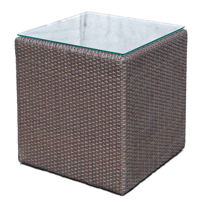 Anibal Side Table with Glass