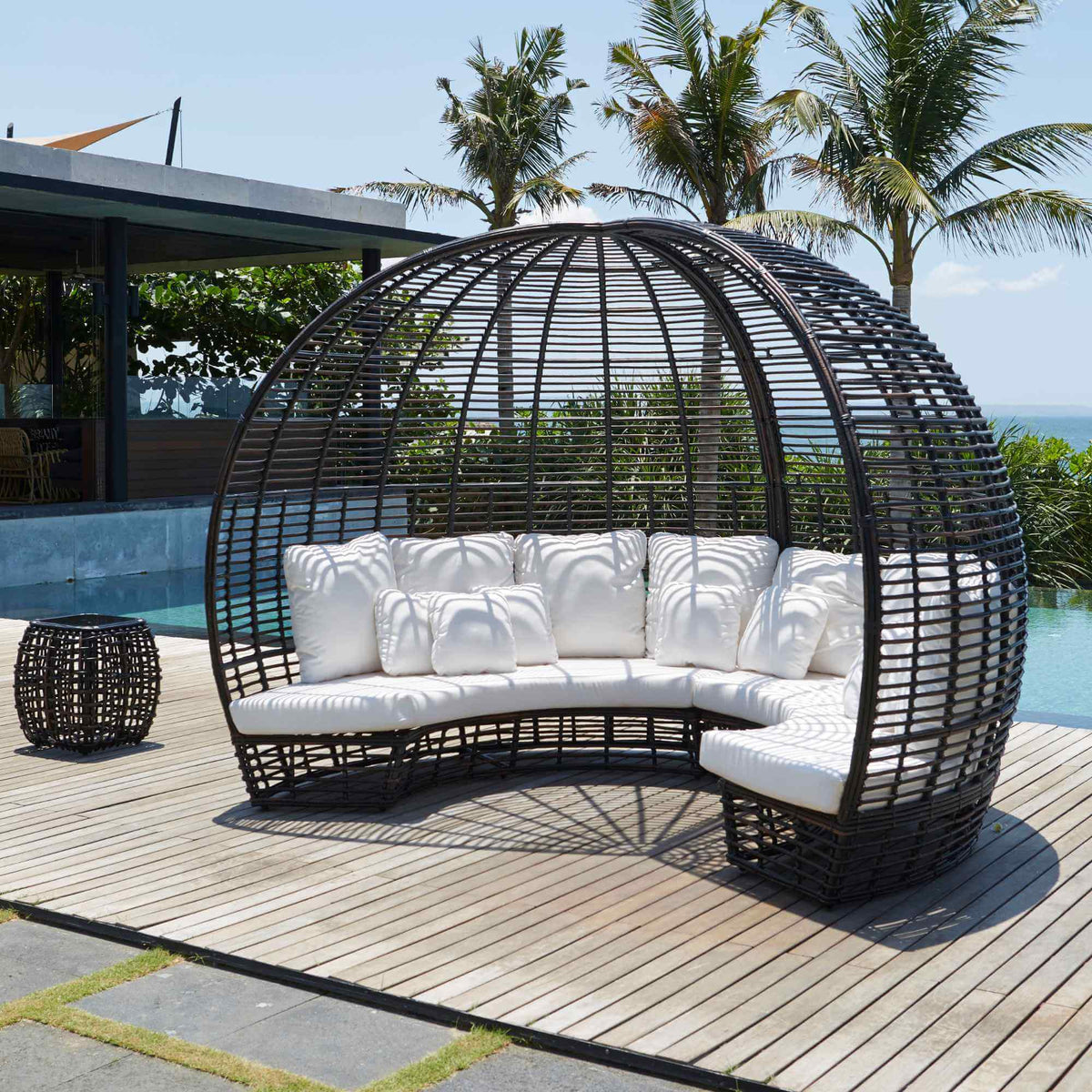 Nexus Daybed with Table and Sunbrella Cushions (view 4)