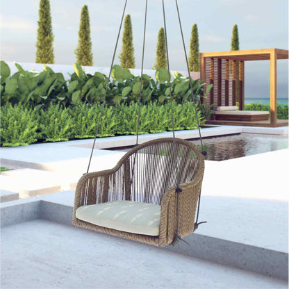 Calixto Hanging Dining Chair with Sunbrella Cushion