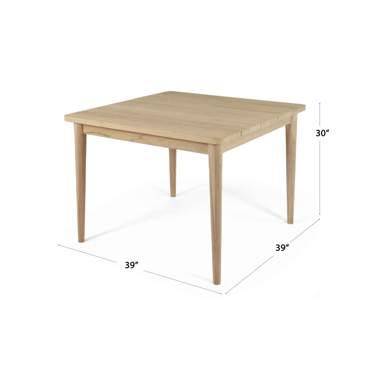 Calixto Square Teak Dining Table (view 2)