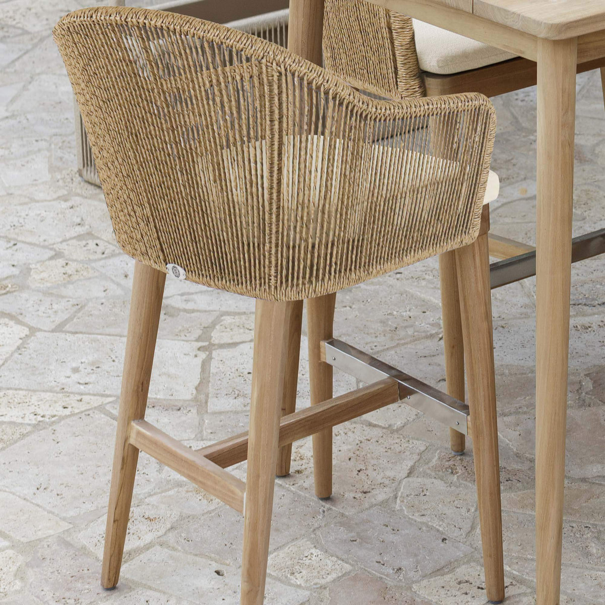 Calixto 5-Piece Pub Set with Sunbrella Cushions (view 2)