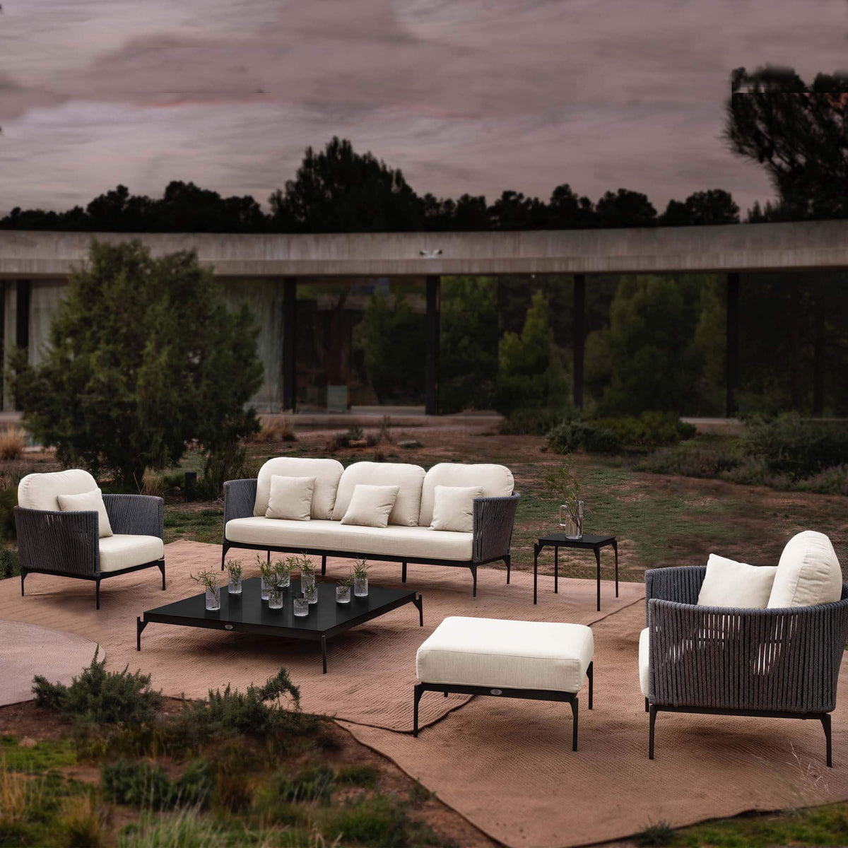 Boston 6-Piece Seating Set with Sunbrella Cushions (view 1)