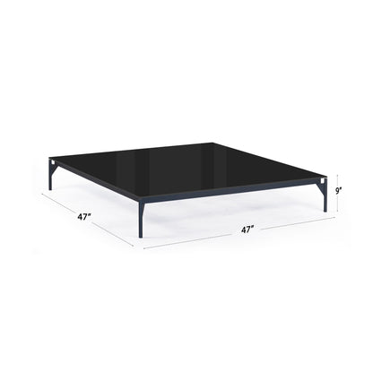 Boston Coffee Table with Glass