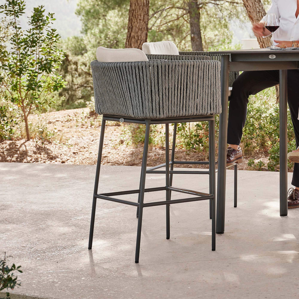 Boston 5-Piece Pub Set with Sunbrella Cushions (view 2)