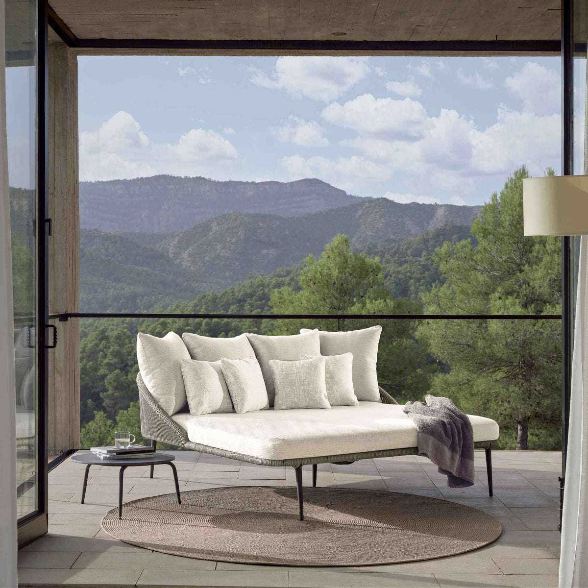 Rodona Daybed with Sunbrella Cushion (view 1)