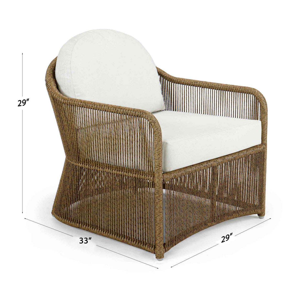 Calixto Armchair with Sunbrella Cushion (view 3)