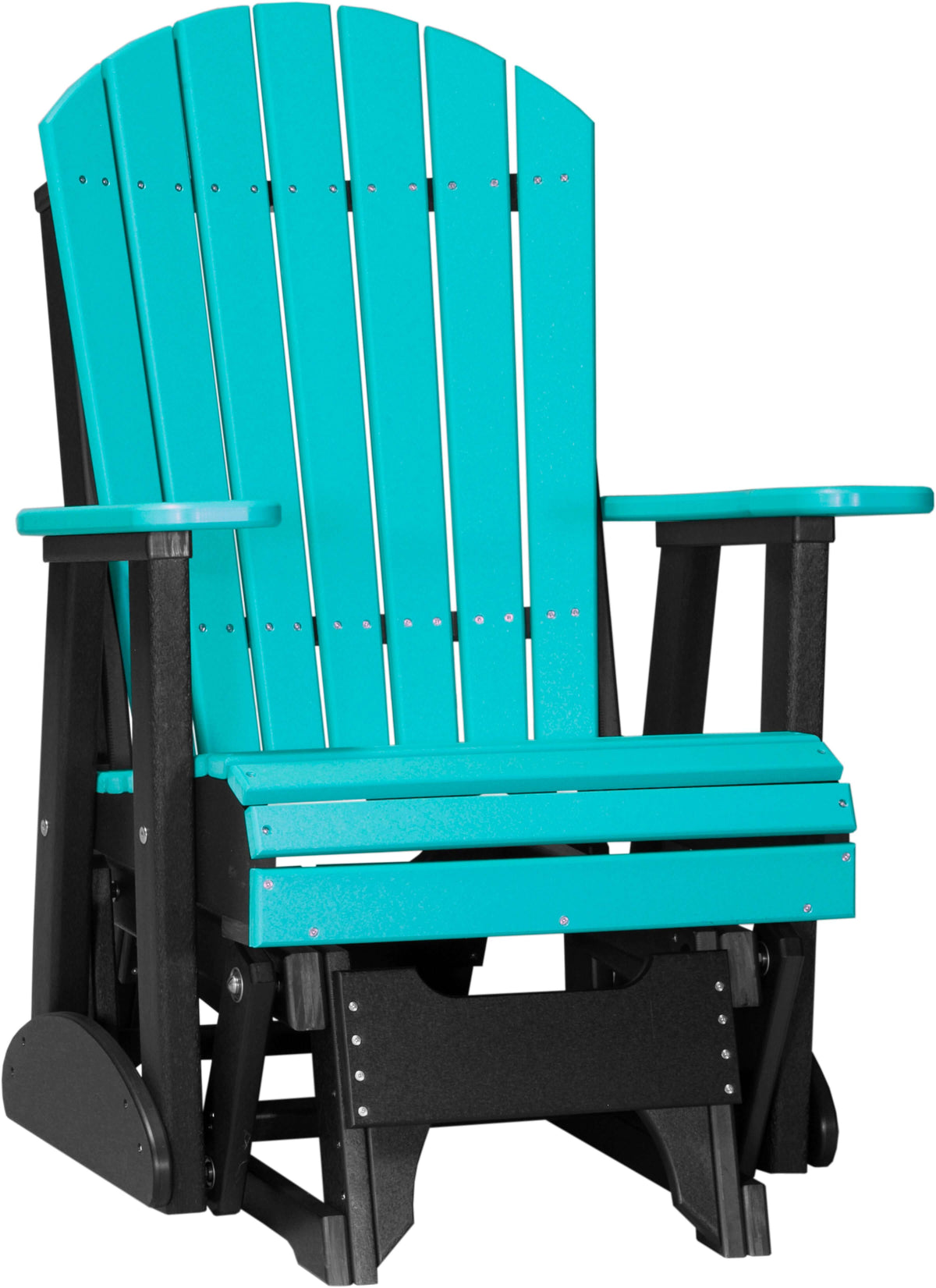 LuxCraft 2' Adirondack Outdoor Glider Chair