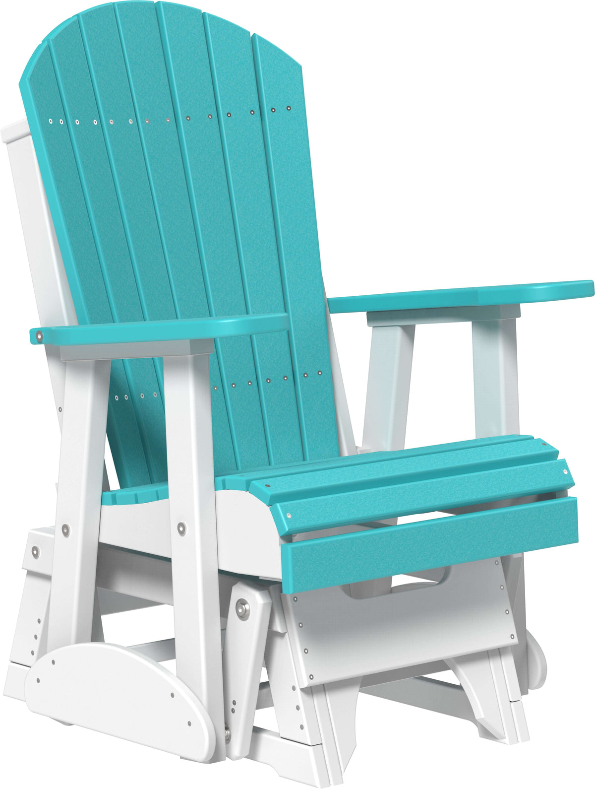 LuxCraft 2' Adirondack Outdoor Glider Chair