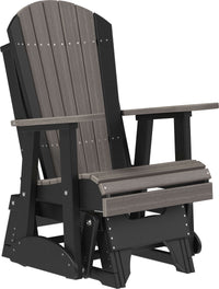 LuxCraft 2' Adirondack Outdoor Glider Chair