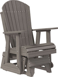 LuxCraft 2' Adirondack Outdoor Glider Chair