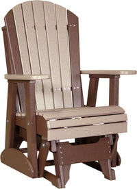 LuxCraft 2' Adirondack Outdoor Glider Chair