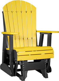 LuxCraft 2' Adirondack Outdoor Glider Chair