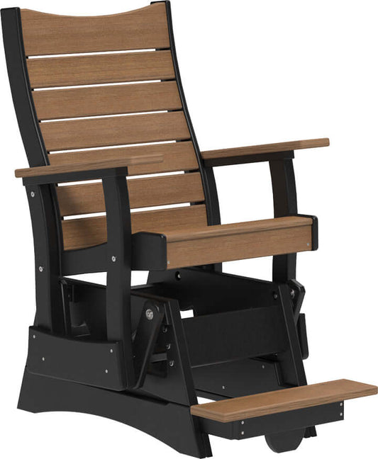 LuxCraft 2' Contour Balcony Glider for outdoor balcony seating