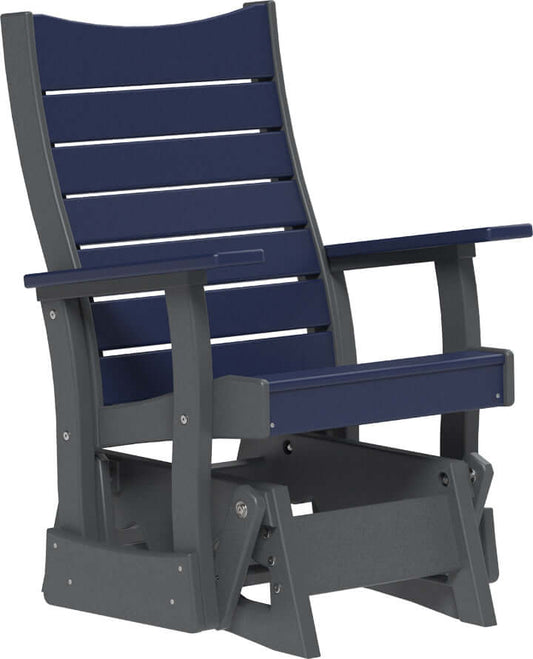LuxCraft 2' Contour Poly Glider for outdoor seating