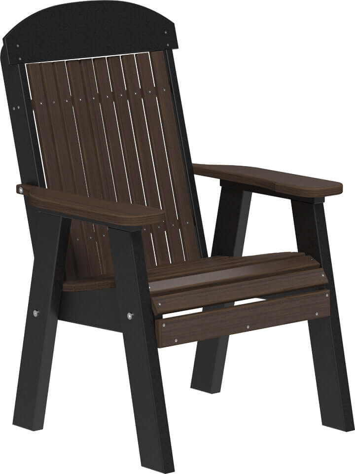 LuxCraft 2' outdoor bench made from weather-resistant materials available in 17 colors