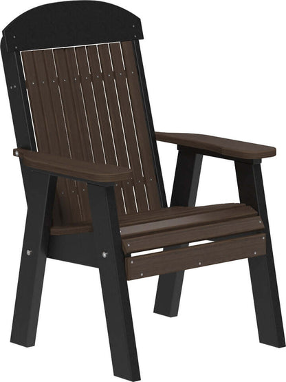 LuxCraft 2' outdoor bench made from weather-resistant materials available in 17 colors