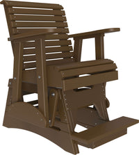 LuxCraft 2' Plain Outdoor Balcony Glider Chair