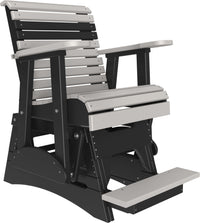 LuxCraft 2' Plain Outdoor Balcony Glider Chair