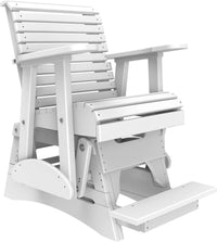 LuxCraft 2' Plain Outdoor Balcony Glider Chair