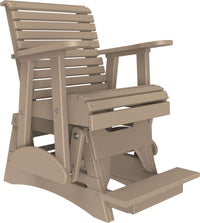 LuxCraft 2' Plain Outdoor Balcony Glider Chair