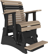 LuxCraft 2' Plain Outdoor Balcony Glider Chair