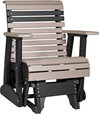 LuxCraft 2' Plain Outdoor Glider