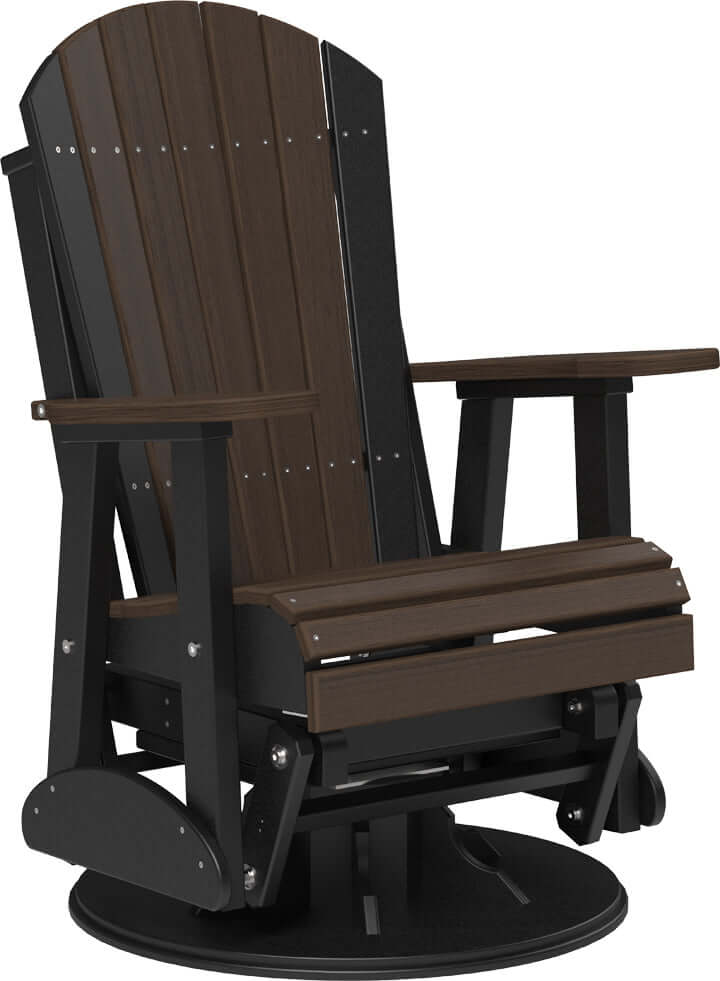 LuxCraft 2' Adirondack Swivel Glider Chair