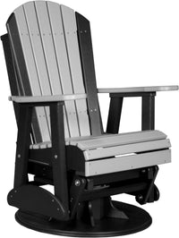 LuxCraft 2' Adirondack Outdoor Swivel Glider Chair