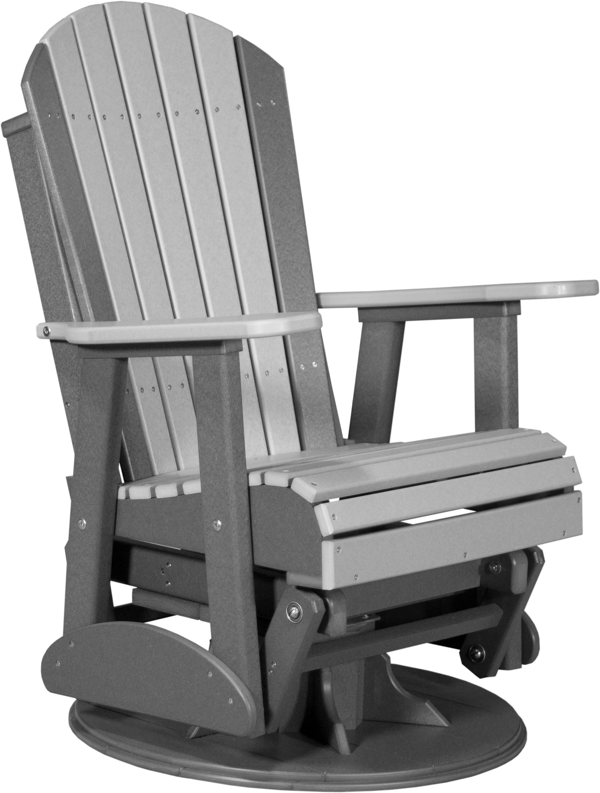 LuxCraft 2' Adirondack Swivel Glider