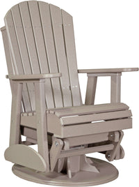 LuxCraft 2' Adirondack Outdoor Swivel Glider Chair