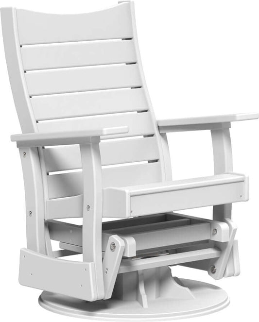 LuxCraft 2' Contour Swivel Glider for outdoor seating