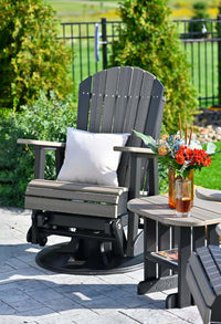 LuxCraft 2' Adirondack Swivel Glider