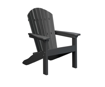 Berlin Gardens Comfo Back Adirondack Chair in Black