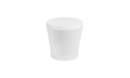 Ledge Lounger Affinity Side Table in White
