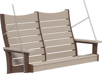 LuxCraft 4' Contour Swing | Outdoor Swing