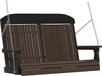 LuxCraft 4' Classic Porch Swing