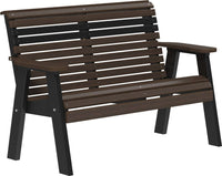 LuxCraft 4' Plain Outdoor Bench
