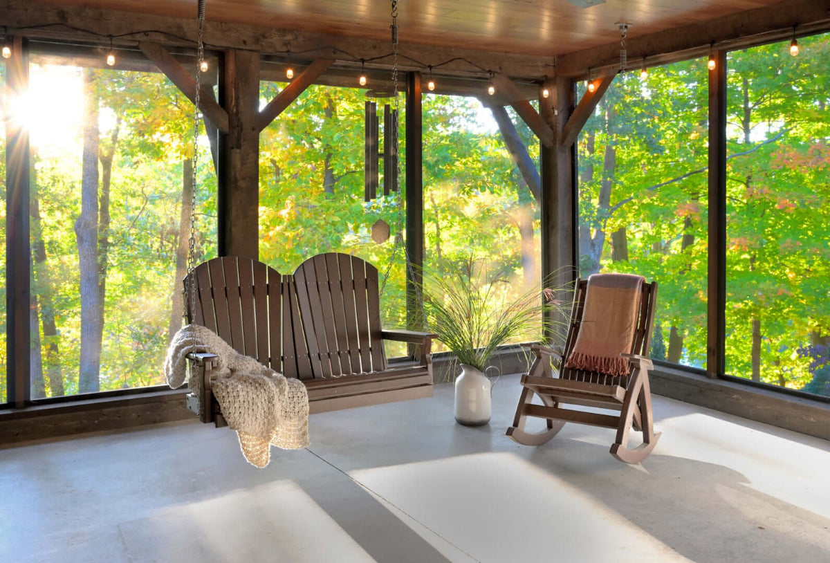 LuxCraft 4' Adirondack Swing