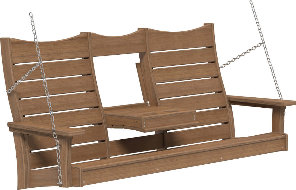 LuxCraft 5' Contour Outdoor Swing