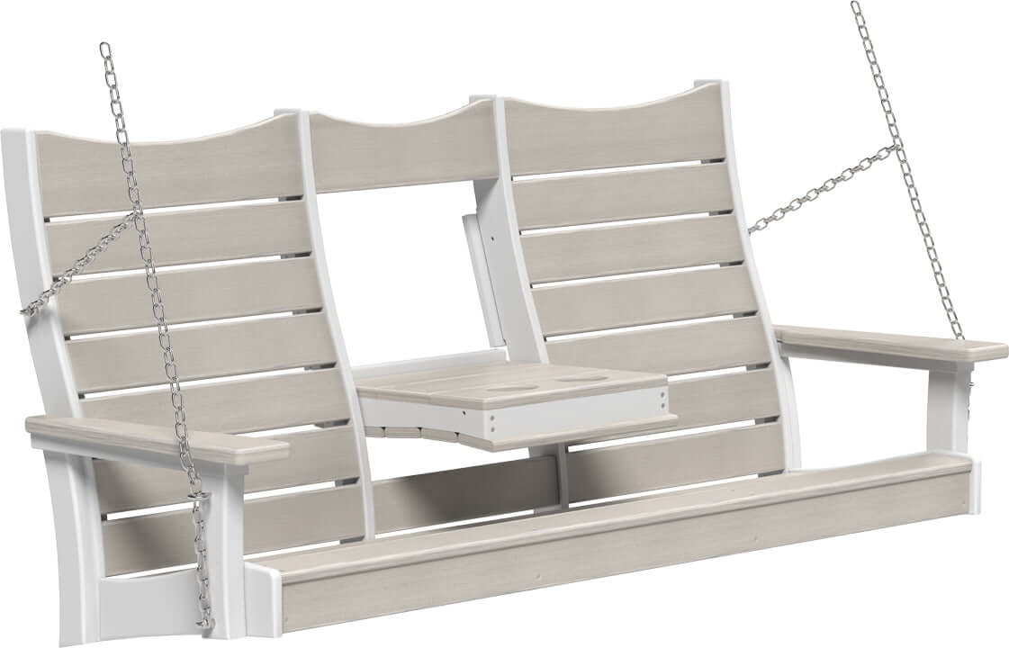 LuxCraft 5' Contour Outdoor Swing
