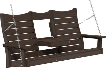 LuxCraft 5' Contour Outdoor Swing
