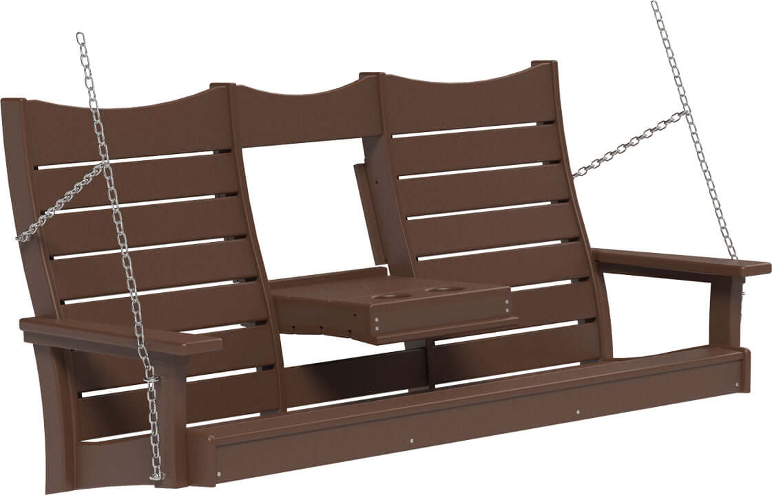 LuxCraft 5' Contour Outdoor Swing